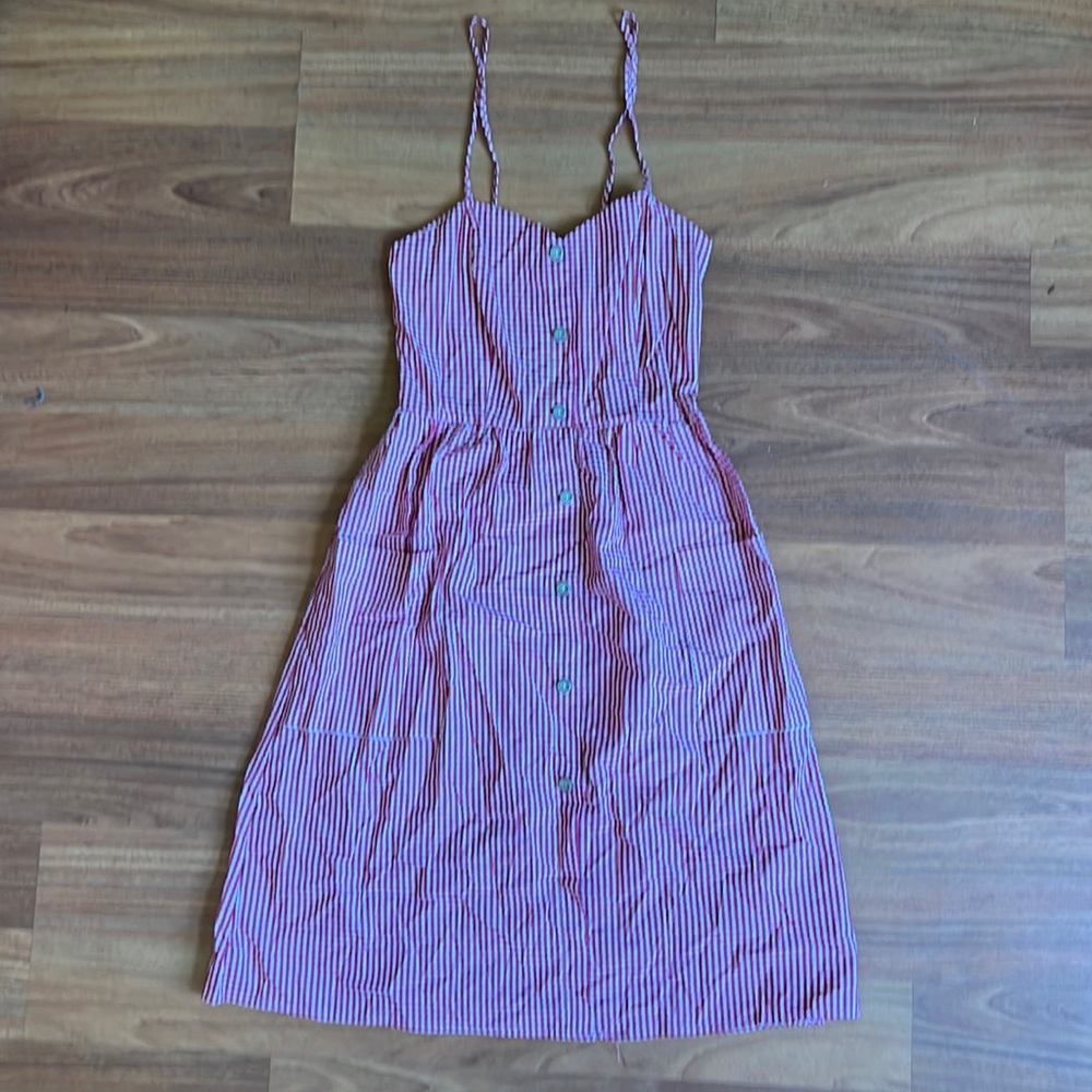 Potters Pot red gingham Sun dress. Never been worn. Size sm.